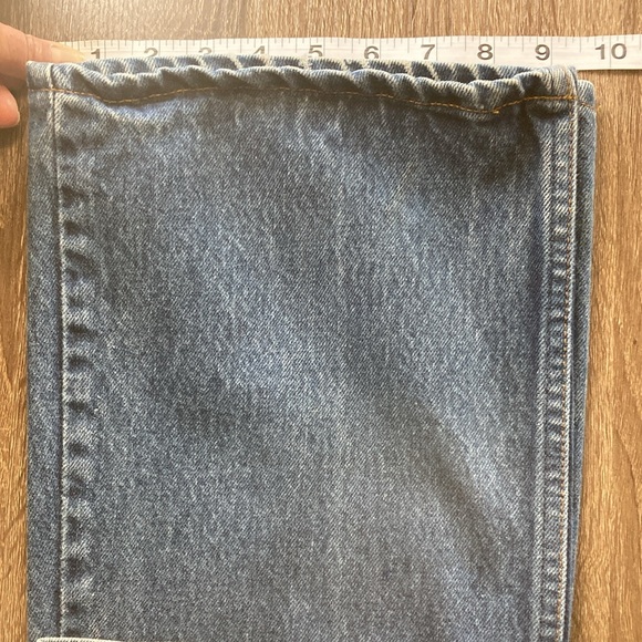 Vintage Mens Levi’s 20517-0217 Saddleman Jeans Orange Tab Made in USA 36x30 - Picture 7 of 10